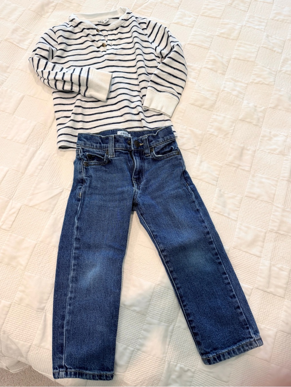 Janie & Jack Jeans and Long Sleeve Top 3T& 4T
